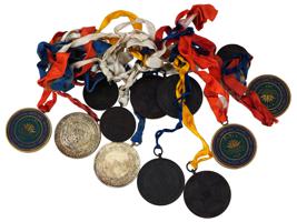 COLLECTION OF AMERICAN SCHOOL MEDALS OF 1960S