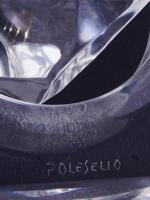ROGELIO POLESELLO OP ART ACRYLIC SCULPTURE SIGNED