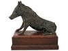 ANTIQUE BRONZE SCULPTURE OF BOAR AFTER PIETRO TACCA PIC-1