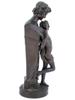 FRENCH BRONZE SCULPTURE BY FELIX SANZEL LAMOUR CAPTIF PIC-4