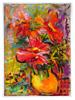UKRANIAN FLORAL STILL LIFE OIL PAINTING SIGNED PIC-0