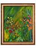 MID CENT AMERICAN FLORAL STILL LIFE OIL PAINTING PIC-0