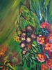 MID CENT AMERICAN FLORAL STILL LIFE OIL PAINTING PIC-3