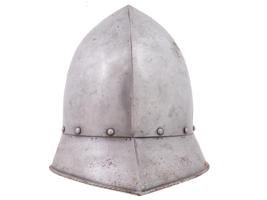 ANTIQUE VICTORIAN ERA EUROPEAN SALLET HELMET