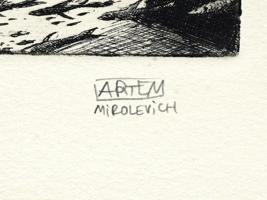 5 RUSSIAN LIMITED ED ETCHINGS BY ARTEM MIROLEVICH