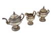 ANTIQUE AMERICAN GERARDUS BOYCE COIN SILVER TEA SET PIC-1