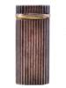 VINTAGE 1993 CARTIER PARIS GILDED RIBBED LIGHTER PIC-3