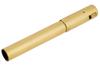 VINTAGE 18K PLUMB GOLD PEN CAP AND BARREL PIC-0