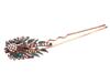 ANTIQUE SILVER GOLD SEED PEARLS CZECH GLASS HAIR PIN PIC-0