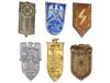 SIX PRE WWII NAZI GERMAN HITLER JUGEND BADGES PIC-0