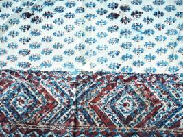 CLASSIC ANTIQUE PERSIAN KALAMKARI COTTON TEXTILE