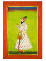 ANTIQUE INDIAN MUGHAL EMPIRE MINIATURE PAINTINGS