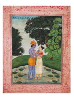 ANTIQUE INDIAN MUGHAL EMPIRE MINIATURE PAINTINGS