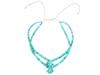 VINTAGE TURQUOISE BEADED NECKLACE PIC-1