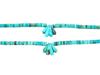 VINTAGE TURQUOISE BEADED NECKLACE PIC-2