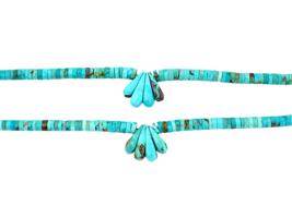 VINTAGE TURQUOISE BEADED NECKLACE