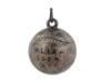 ANTIQUE AMERICAN STERLING SILVER BASEBALL PENDANT PIC-0