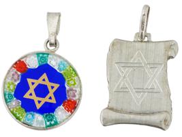 VINTAGE STERLING SILVER MAGEN DAVID PENDANTS