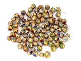 LARGE COLLECTION OF CHINESE CLOISONNE ENAMEL BEADS