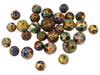 LARGE COLLECTION OF CHINESE CLOISONNE ENAMEL BEADS PIC-0