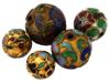 LARGE COLLECTION OF CHINESE CLOISONNE ENAMEL BEADS PIC-3