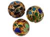 LARGE COLLECTION OF CHINESE CLOISONNE ENAMEL BEADS PIC-1