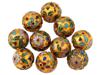 COLLECTION OF CHINESE FLORAL CLOISONNE ENAMEL BEADS PIC-0