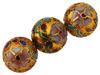 COLLECTION OF CHINESE FLORAL CLOISONNE ENAMEL BEADS PIC-2