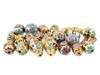 COLLECTION OF CHINESE FLORAL CLOISONNE ENAMEL BEADS PIC-1