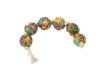 COLLECTION OF CHINESE FLORAL CLOISONNE ENAMEL BEADS PIC-2