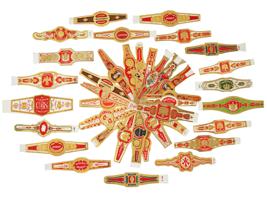 COLLECTION OF EARLY TO MID 20TH C CUBAN CIGAR BANDS