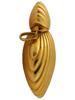 VINTAGE 18K GOLD SHELL PERFUME BOTTLE PENDANT PIC-2