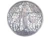 JUDAICA ISRAELI STERLING SILVER FILIGREE BROOCH PIC-0