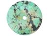 LARGE ANCIENT ROMAN TURQUOISE DISK PENDANT PIC-0