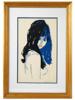 CONTEMPORARY FEMALE NUDE COLOR SERIGRAPH SIGNED PIC-0