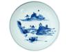 CHINESE LATE MING DYNASTY BLUE WHITE PORCELAIN BOWL PIC-0