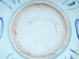 ANTIQUE CHINESE BLUE AND WHITE KRAAK PORCELAIN DISHES