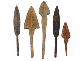 ANCIENT ROMAN EMPIRE BRONZE ARROWHEADS COLLECTION