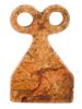 ANCIENT NEAR EASTERN MESOPOTAMIAN CARVED EYE IDOL PIC-1