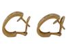 CARTIER LOVE 14K YELLOW GOLD FRENCH CLIP EARRINGS PIC-3
