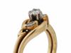 VINTAGE MAGIC GLO 14K GOLD DIAMOND ENGAGEMENT RING PIC-5