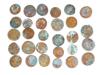 LARGE COLLECTION ANCIENT LATE ROMAN EMPIRE BRONZE COINS PIC-1