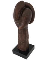 AFTER PABLO PICASSO CUBIST BRONZE SCULPTURE