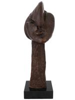 AFTER PABLO PICASSO CUBIST BRONZE SCULPTURE