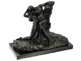 AFTER AUGUSTE RODIN FRENCH BRONZE SCULPTURE