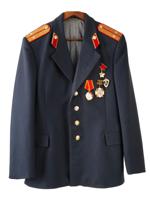 SOVIET UNION POLICE UNIFORM WITH AWARDS