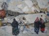 RUSSIAN WINTER OIL PAINTING BY KONSTANTIN GORBATOV PIC-3