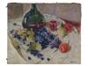 FRENCH FRUIT STILL LIFE OIL PAINTING BY MELA MUTER PIC-0