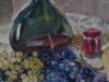 FRENCH FRUIT STILL LIFE OIL PAINTING BY MELA MUTER PIC-1