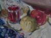 FRENCH FRUIT STILL LIFE OIL PAINTING BY MELA MUTER PIC-2